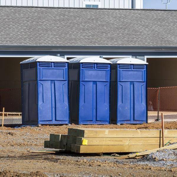 Heavy-duty construction site porta potty in Lacey, Washington